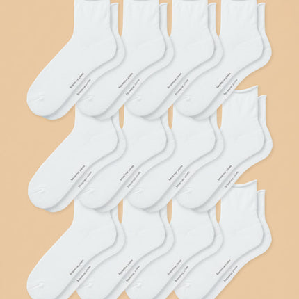 12-Pack Men's Roll Top Socks