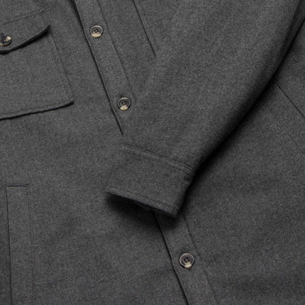 Skip Sherpa Shirt Jacket - Charcoal Heather
