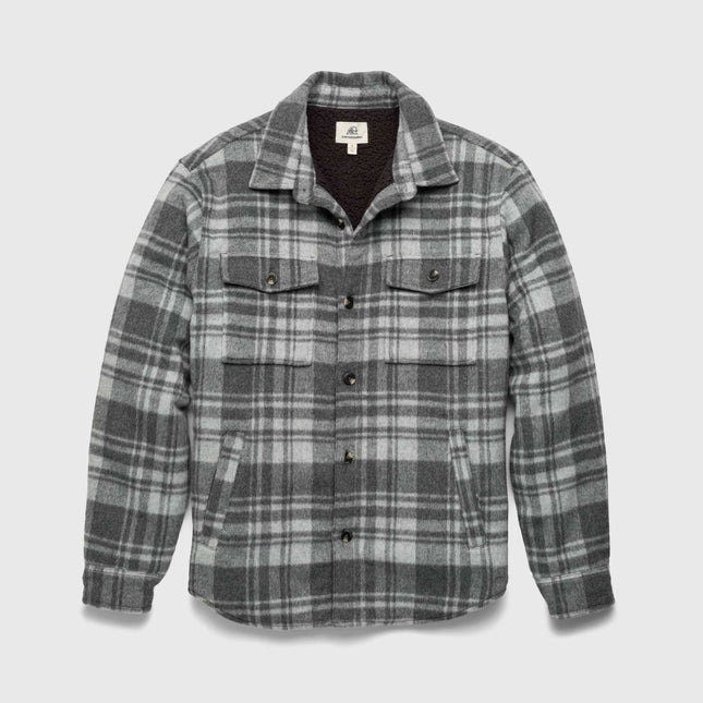 Skip Sherpa Shirt Jacket - Grey Combo