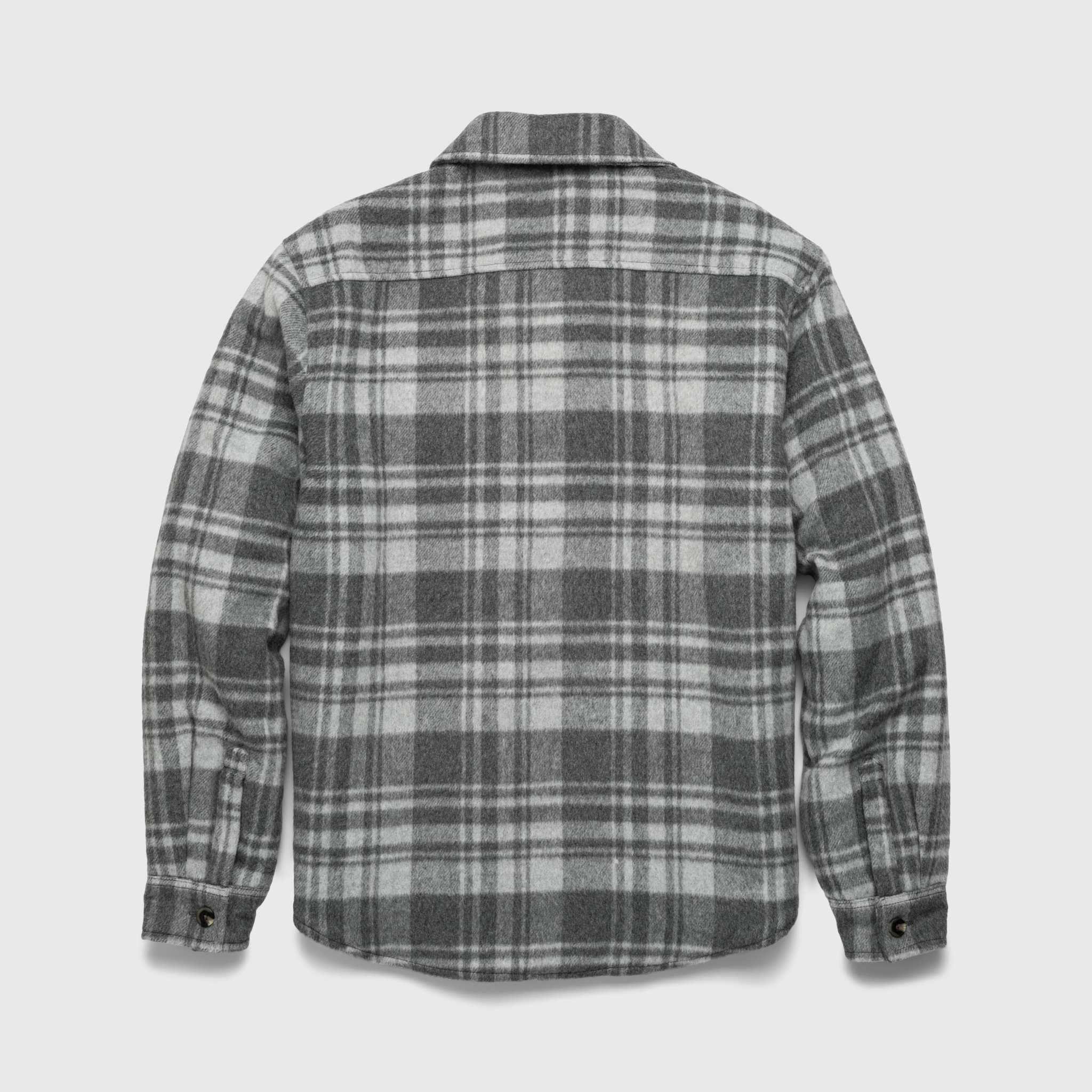 Skip Sherpa Shirt Jacket - Grey Combo