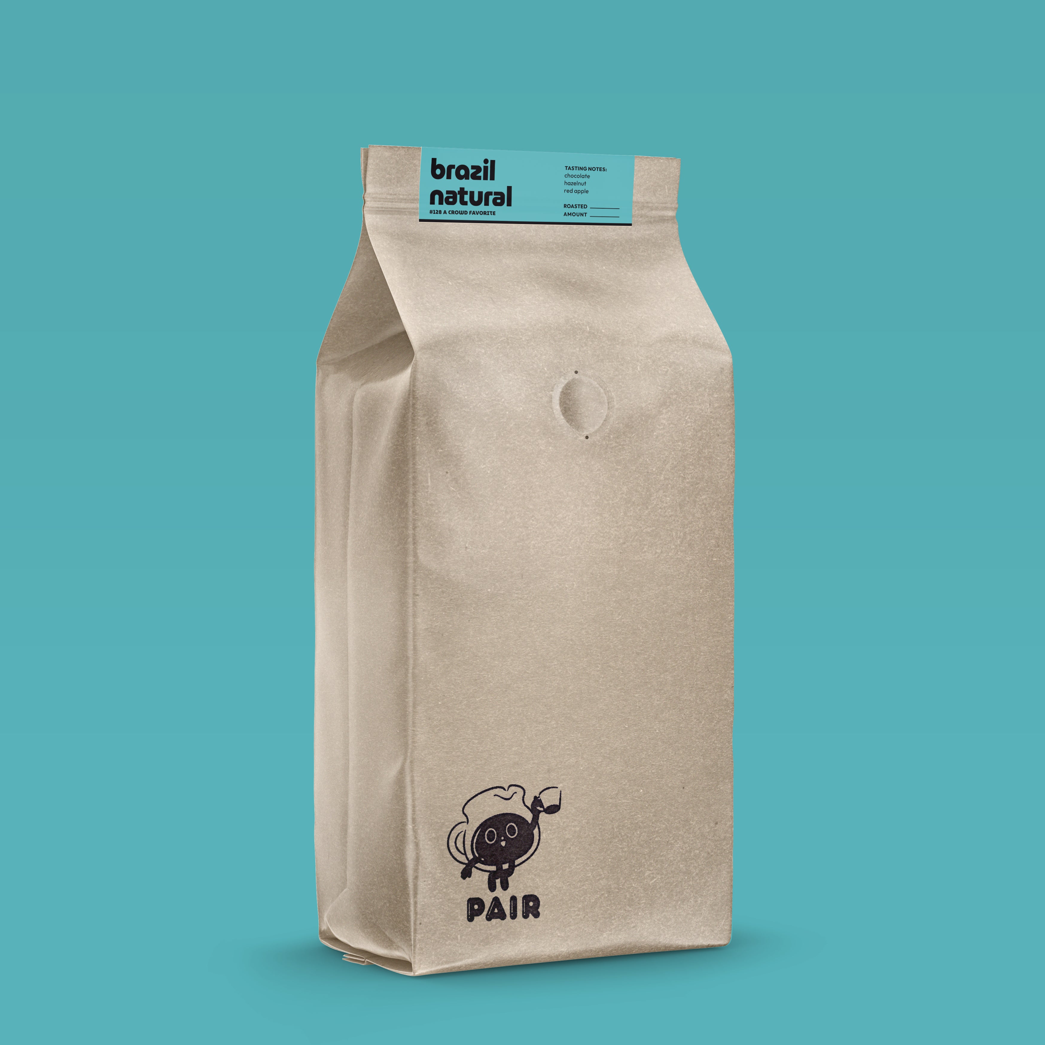 #128 Natural-Processed Coffee Beans from Brazil