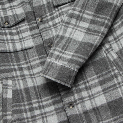 Skip Sherpa Shirt Jacket - Grey Combo