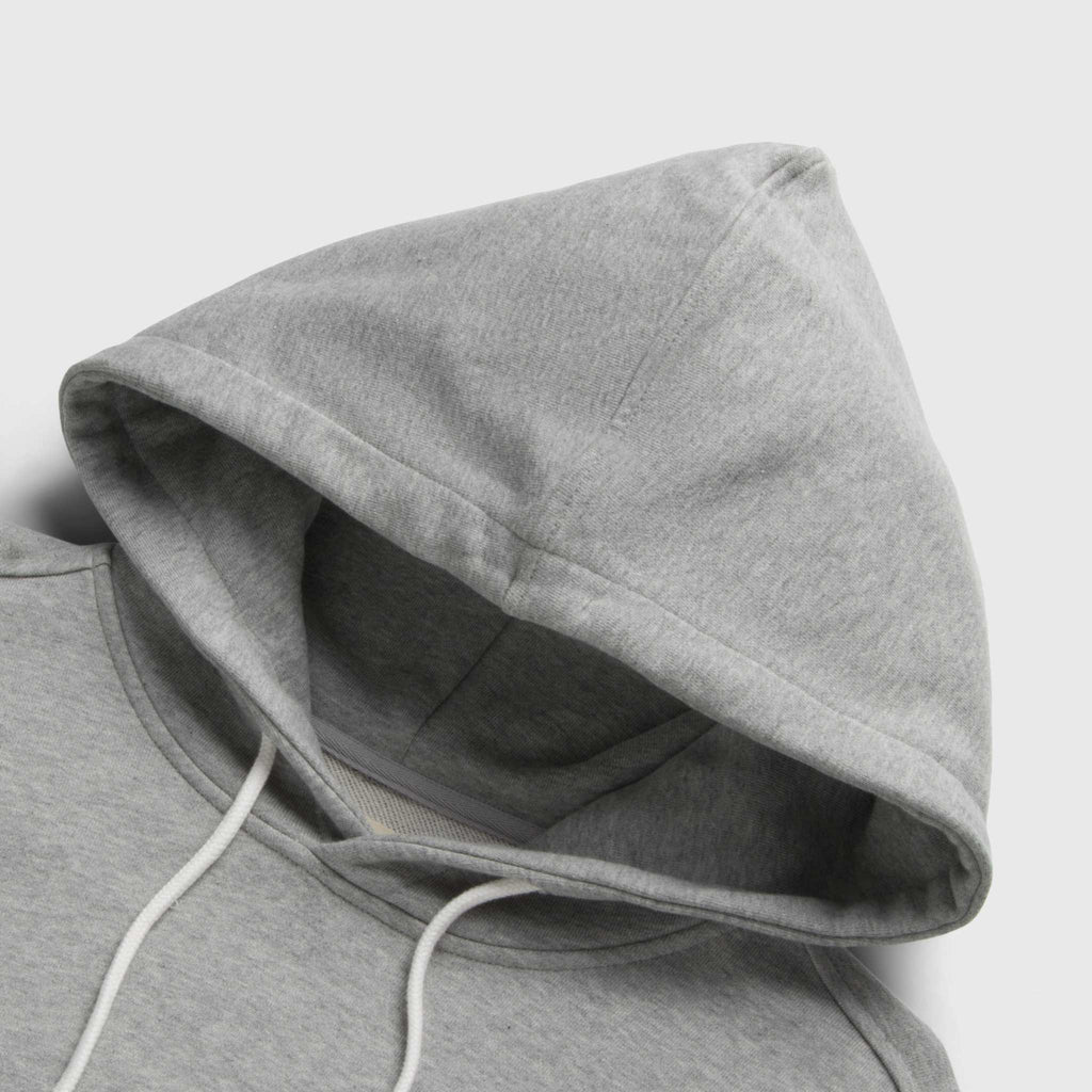 Marine French Terry Hoodie - Heather Grey