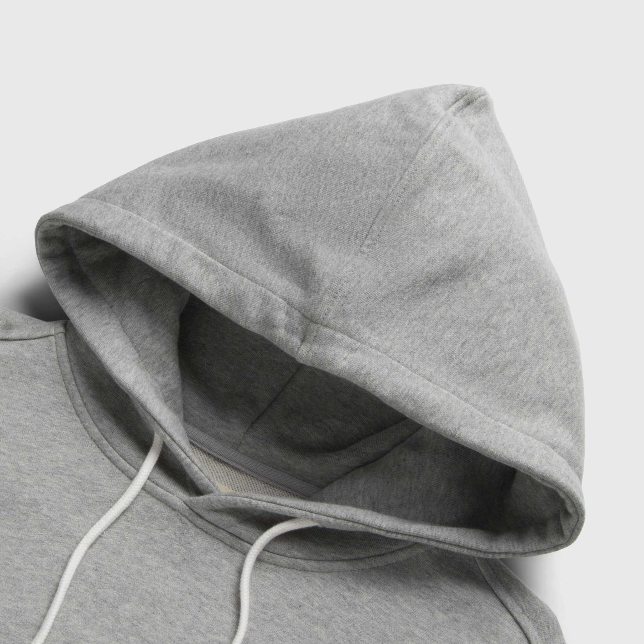 Marine French Terry Hoodie - Heather Grey