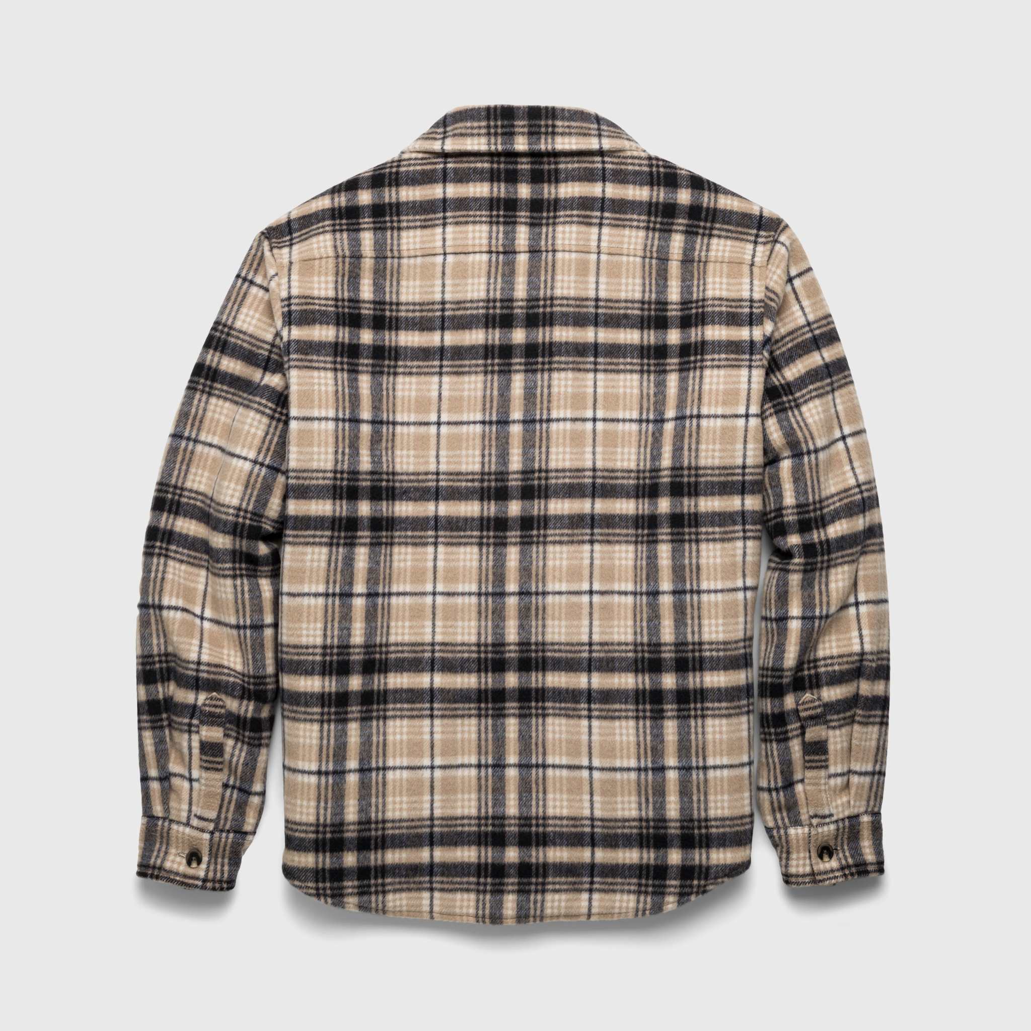 Skip Sherpa Shirt Jacket - Chinchilla