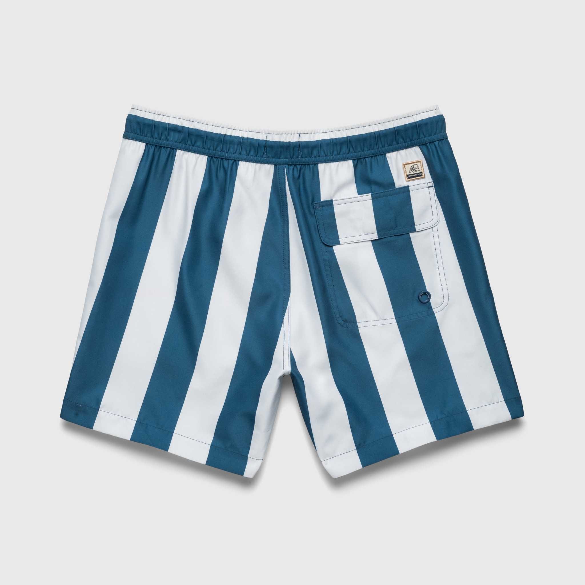 Jimmy 5" Stripe Volley - Blue