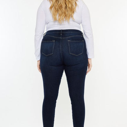 Plus High Rise Ankle Skinny Jeans