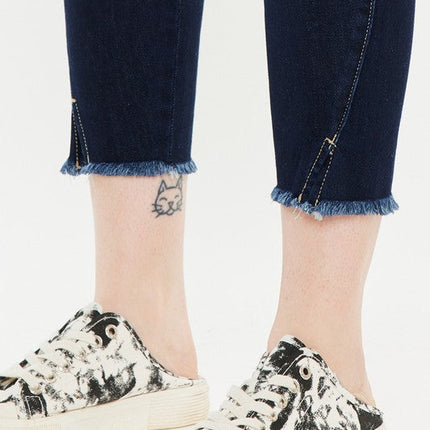 Plus High Rise Ankle Skinny Jeans