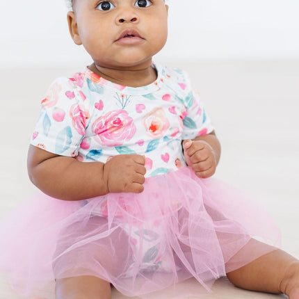 SALE Rosettes Tutu Bodysuit