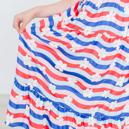 July Vibes Ruffle Maxi Dress