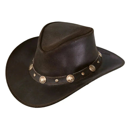 Outback Rawhide - Leather Outdoorsman Hat (closeout)