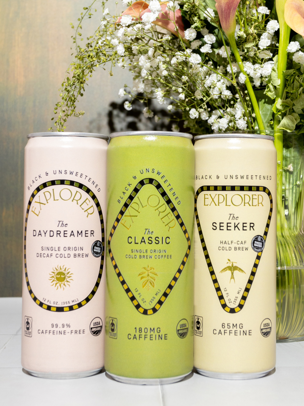 Cold Brew | Choose Your Caffeine Level | Unsweetened 12-Pack