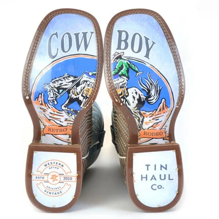 Tin Haul Quantum/Retro Rodeo - Men's Leather Cowboy Boot