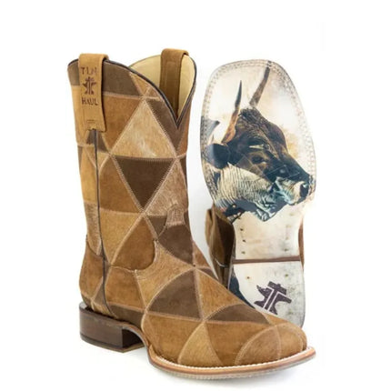 Tin Haul Wildhide Rider - Men's Leather Cowboy Boot