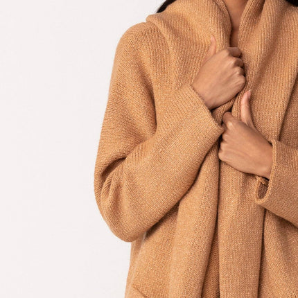 Lovestitch Lennox Sweater Coat - Camel