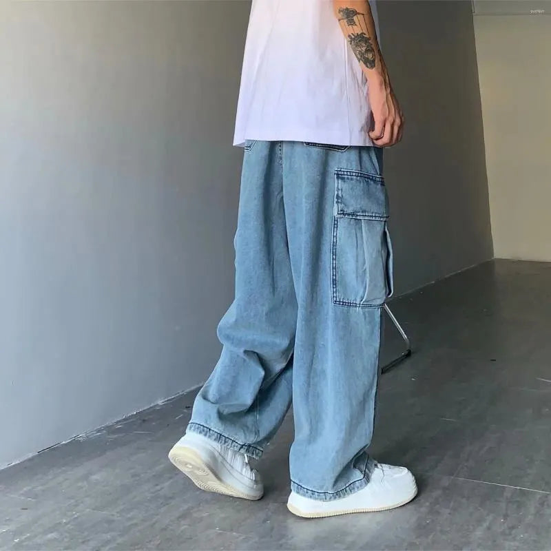 Baggy Cargo Pocket Jeans