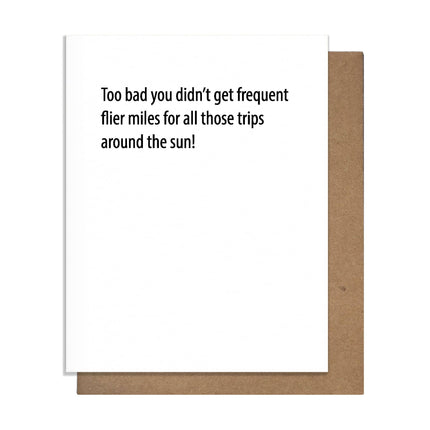 Frequent Flier - Birthday Card