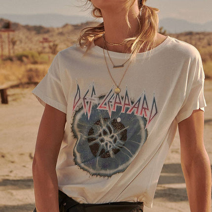 Promesa Exclusive Def Leppard Adrenalize Vintage-Print Graphic Tee