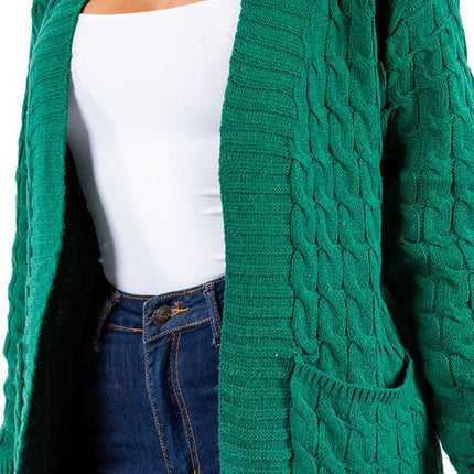 WOMEN FASHION LONG MAXI SWEATER CARDIGAN