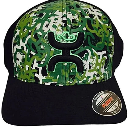 HOOey Camo (Black/Green) - Ball Cap