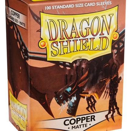 Dragon Shield Matte Sleeves - Copper (100-Pack)