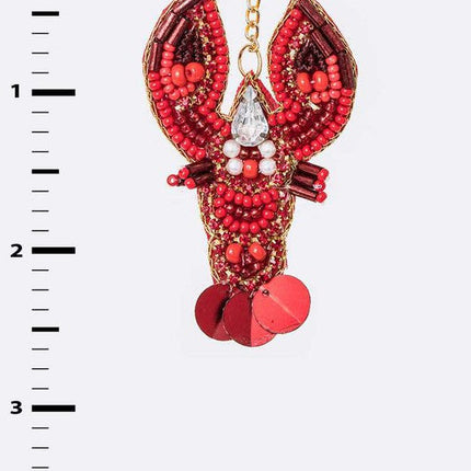 Beading Iconic Crawfish Earrings