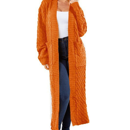 WOMEN FASHION LONG MAXI SWEATER CARDIGAN