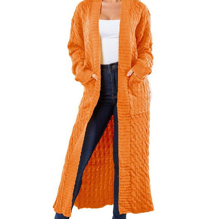 WOMEN FASHION LONG MAXI SWEATER CARDIGAN