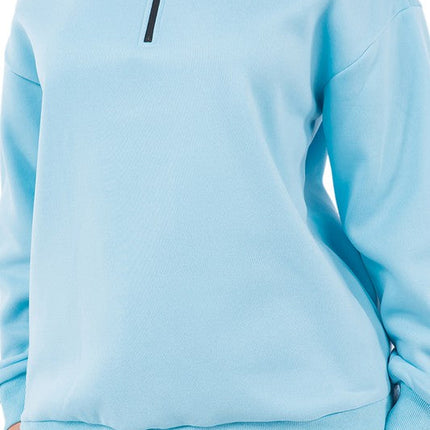 WOMEN FASHION SWEATSHIRT AND SHORT SET