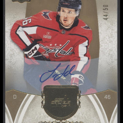 2022-23 The Cup Lucas Johansen Rookie Class of 2023 Gold Foil Autographs #/50