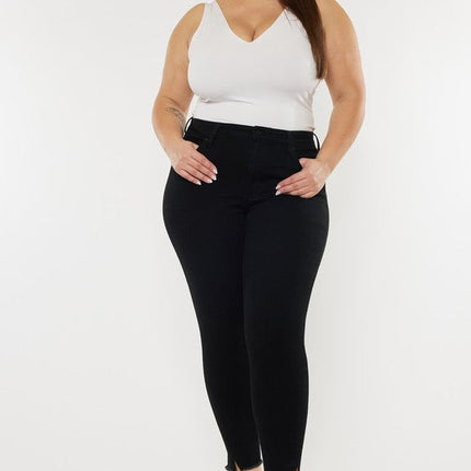 Plus High Rise Ankle Skinny Jeans