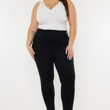 Plus High Rise Ankle Skinny Jeans