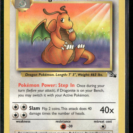Pokemon Fossil #19/62 Dragonite