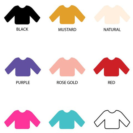 Soft Ideal Chenille Coffee BF Long Sleeve T-Shirt