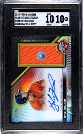 2024 Topps Chrome #TCAA-KT Kyle Tucker Authentics Auto SGC 10