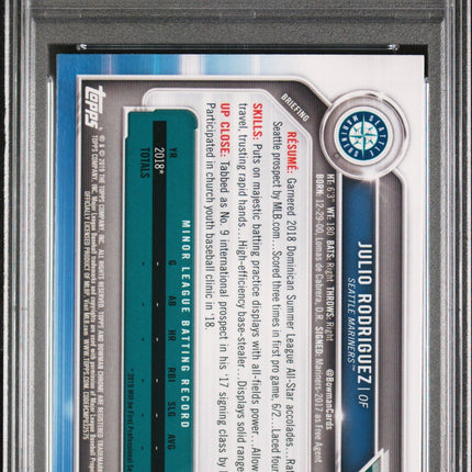 2019 Bowman Prospects Chrome #33 Julio Rodriguez Prospects Chrome PSA 10
