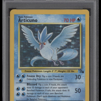 Articuno-Holo 1999 Pokemon Fossil #2 PSA 8