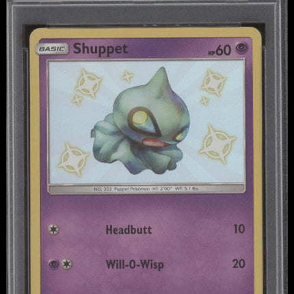 Shuppet-Holo 2019 Pokemon Sun & Moon Hidden Fates #SV16 Hidden Fates PSA 10
