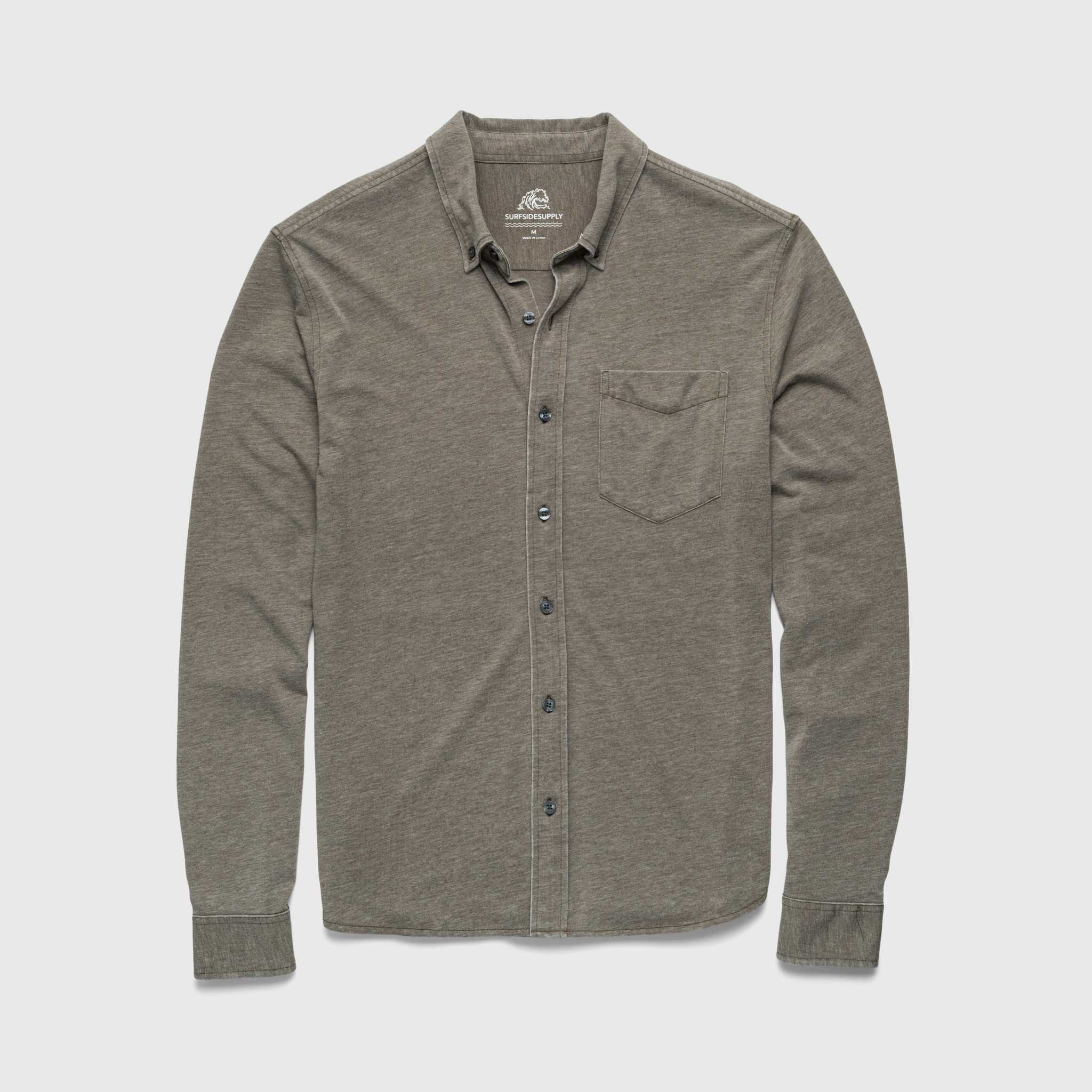 Anthony Burnout Shirt - Olive Night
