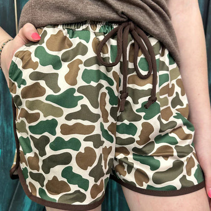 *KIDS Camo Stand Down Shorts