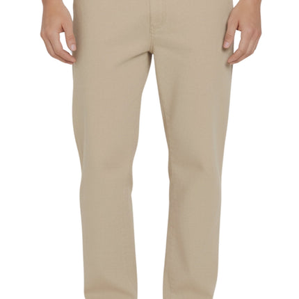Men's Casual Elastic Waist Denim & Twill Pull on Jeans Pants