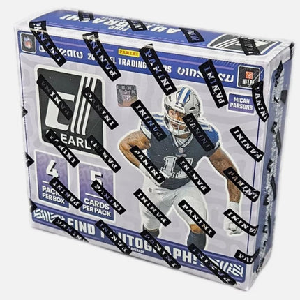 2023 Panini Clearly Donruss NFL Football Factory Sealed Hobby Box. 4 Packs of 5 Cards