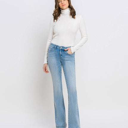 Mid Rise Bootcut Jean