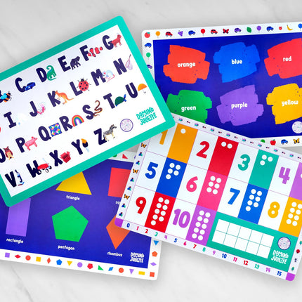 4-Pack Placemat Bundle: “Now I Know My”