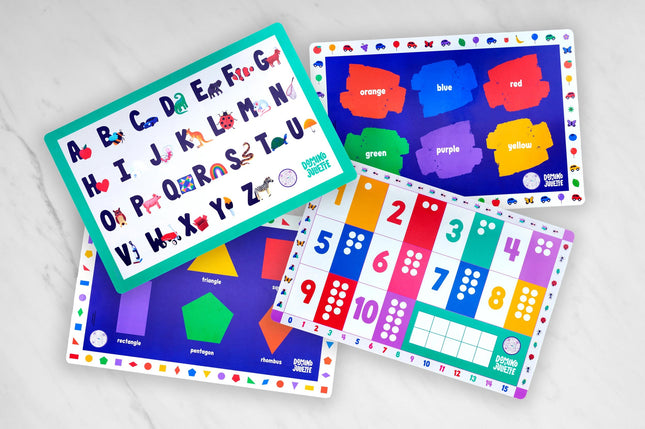 4-Pack Placemat Bundle: “Now I Know My”