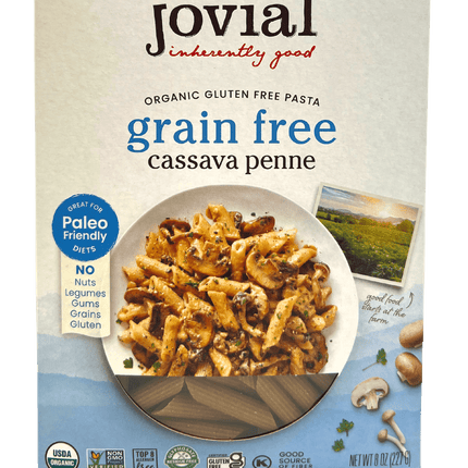 Penne, Cassava, Organic, Jovial, Gluten-Free, Grain-Free