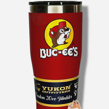 Buc-ee's Yukon Outfitters Red 20oz Tumbler