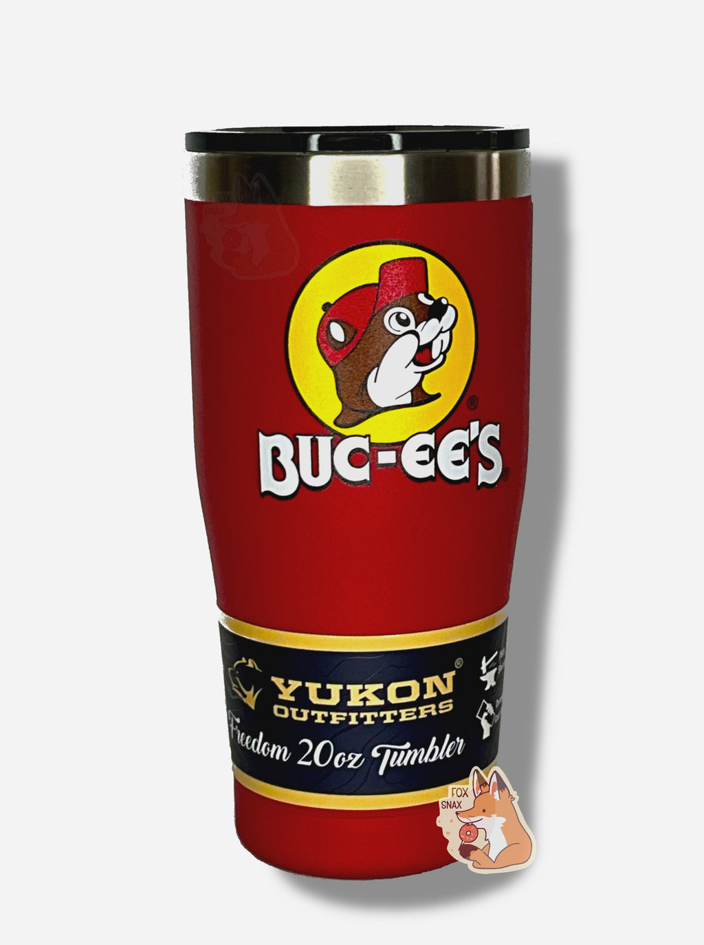 Buc-ee's Yukon Outfitters Red 20oz Tumbler
