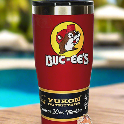 Buc-ee's Yukon Outfitters Red 20oz Tumbler
