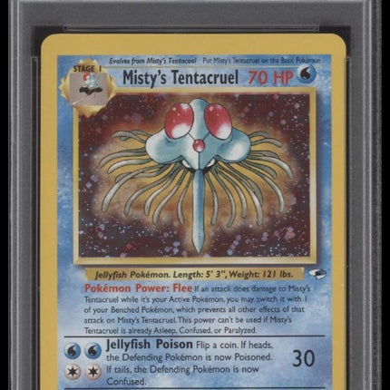 Misty'S Tentacruel 2000 Pokemon Gym Heroes #10 Holo PSA 8